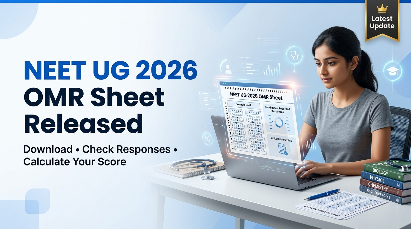 NEET UG 2026 OMR Sheet Released | Download & Check Responses